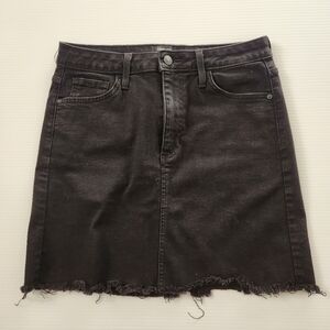 Just Black Denim, Black Denim Mini Skirt, Size M